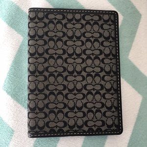 Coach Passport holder